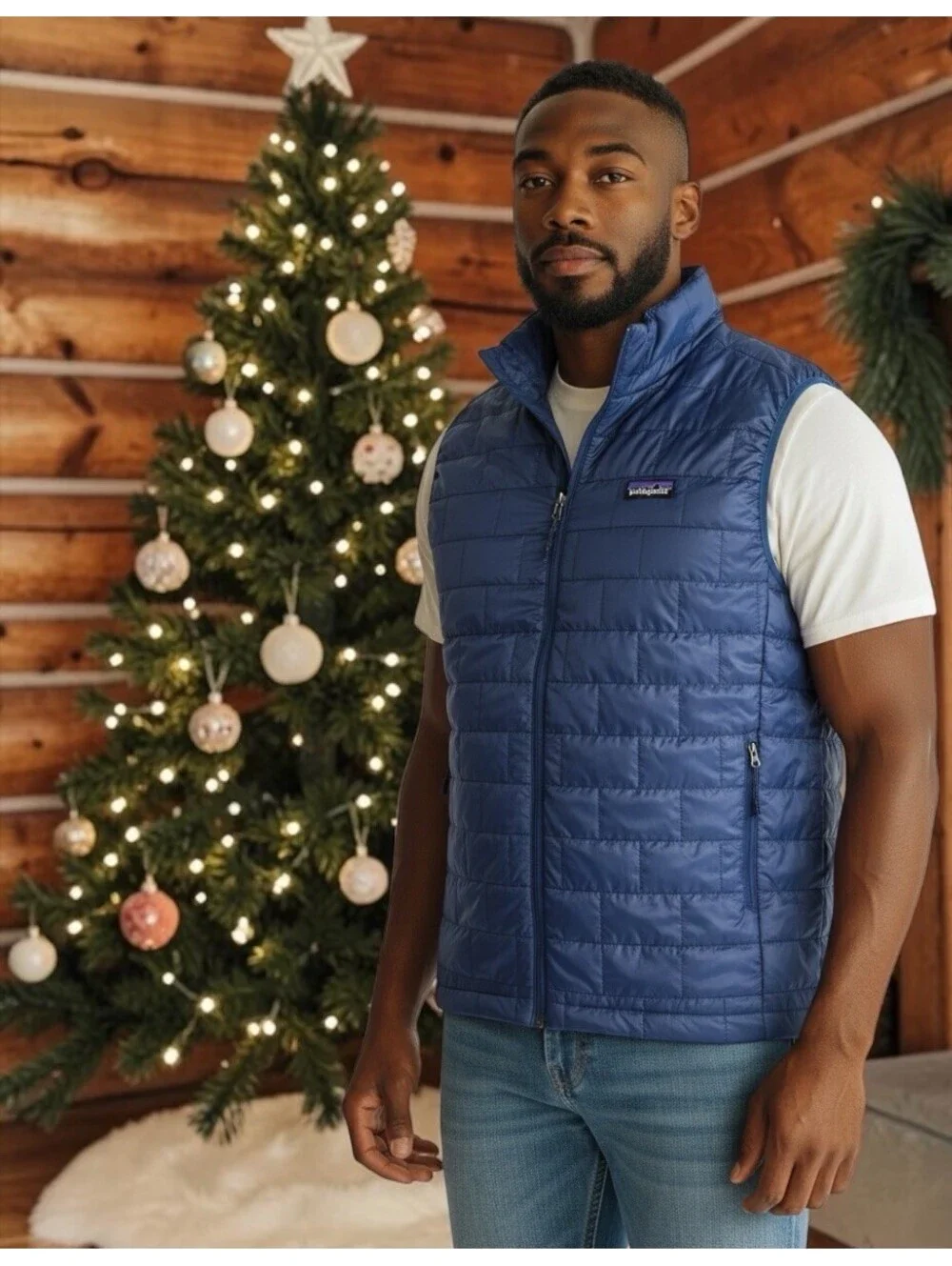 $199 Patagonia Nano Puff Vest Clement Blue Men's Size XL